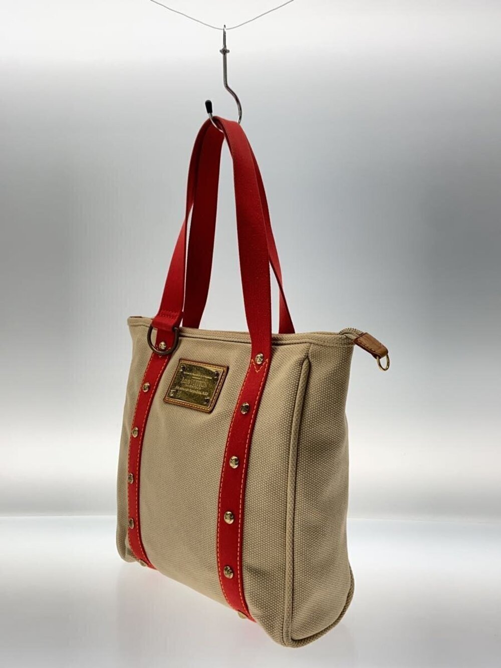 Louis Vuitton Cabas Antigua RED Canvas - Picture 2 of 6